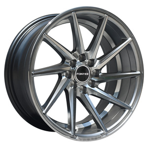 Fonyee para Vossen 16 <span class=keywords><strong>18</strong></span> pulgadas 4x100 0/108/114.3 5x120 cromo Multi Spoke 4 5 Lug Holes Huecos Mag aleación coche ruedas Auto Rines llantas - Product Image 6