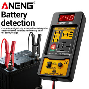 เครื่องตรวจจับรีเลย์ดิจิตอล ANENG RT01 11-25V เครื่องทดสอบการตรวจจับยานยนต์อเนกประสงค์ พร้อมจอแสดงผลแบตเตอรี่แบบ 4/5 ขา - Product Image 3