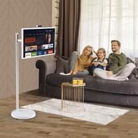 Téléviseur mobile intelligent 24 pouces avec écran tactile rotatif, caméra intégrée, écran LCD Full HD 60H