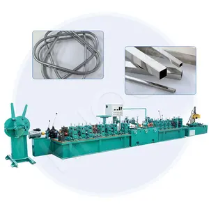 HNOC Maquinaria Para Hacer Tubos Ss acciaio tubo mulino macchina Erw tubo quadrato in alluminio rotolo forma macchina