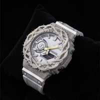 Montre Hip Hop de Luxe en Moissanite Iced Out pour Hommes – Idéale pour Grossistes, Détaillants et Cadeaux de Fête – Tendance Streetwear