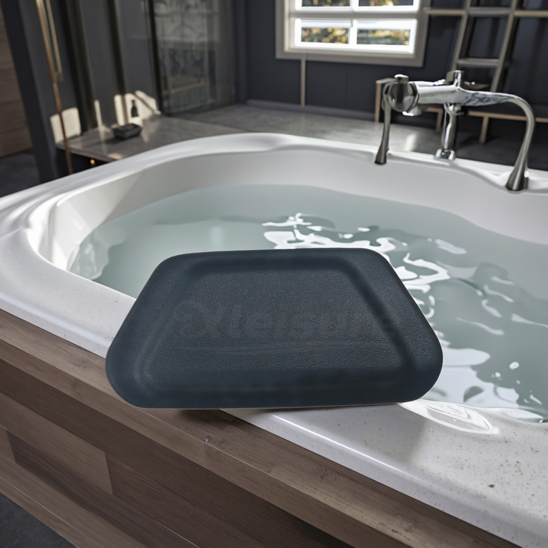 Gray EVA Waterproof Bath Spa Pillow