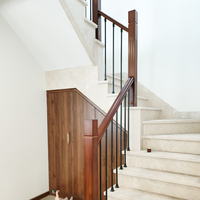 Rampe d'escalier minimaliste moderne, adaptée aux escaliers intérieurs dans les villas et les duplexes