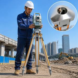 Support de trépied à tête ronde pour la topographie, accessoire durable adapté aux stations totales GNSS RTK, niveleurs automatiques, travaux de terrain et cartographie - Product Image 6