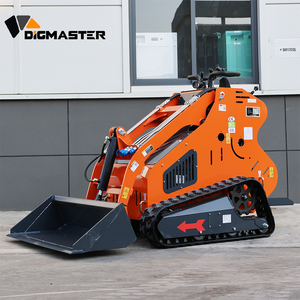 Pengiriman Gratis EPA Rato Compact Tracked Crawler Loader Walk Orange Mini Skid Steer Loader Stand Skid Pompa Motor Bertenaga Bensin - Product Image 4