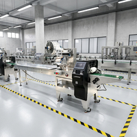 Machine d'emballage de gaufrettes industrielle commerciale multifonctionnelle entièrement automatique SZ-100 à grande vitesse pour la production alimentaire en sachet oreiller