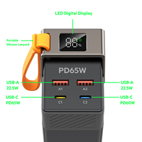 Budi Power Banks Portables Station d'Énergie Solaire Anker 65w 30000mah Batterie Li-polymère de Haute Qualité Affichage LED Power Bank USB C