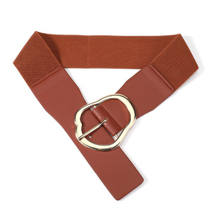 <span class=keywords><strong>Ceinture</strong></span> élastique <span class=keywords><strong>large</strong></span> pour femmes, pour robes, avec <span class=keywords><strong>grande</strong></span> boucle en alliage, <span class=keywords><strong>ceinture</strong></span> extensible tendance pour la Saint-Valentin - Product Image 4