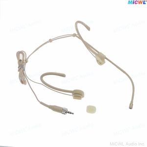 Micrófono de diadema plegable OM12 para transmisores inalámbricos de bolsillo G2, G3, G4, SLX, ULX, PGX de 4 y <span class=keywords><strong>3</strong></span> pines, micrófono omnidireccional de gancho para la oreja - Product Image 5