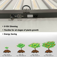 Lampe de culture intérieure SLTMAKS 480W, 6 barres, LED Samsung, 480W, 320W, 240W