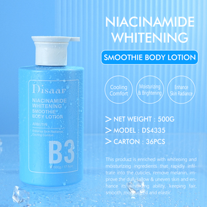 Lozione corpo schiarente Disaar 500ml con vitamina C, niacinamide, retinolo e acido ialuronico, crema idratante illuminante per il corpo. - Product Image 4