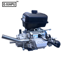 Moteur marin à essence Euro 5 12HP/13HP refroidi par air à cylindre unique E-XIAPU 13kW pour bateau de pêche