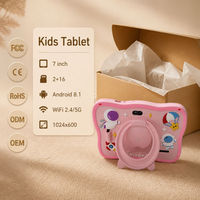 Tablet Anak 7 Inch Android 8.1 2GB 16GB WiFi 1024x600 Spaceman Tablet PC Edukasi Anak dengan Casing Astronaut dan Bracket