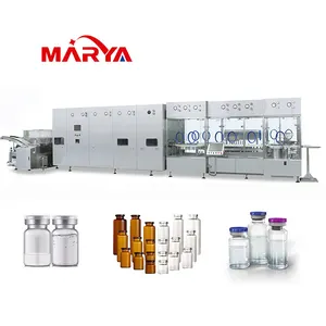 ماكينة تعبئة السوائل في قارورة الزجاج الأوتوماتيكية من Marya GMP القياسية مع نظام تنظيف CIP/SIP