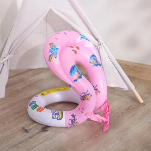 Anillo de natación inflable Xiaolu para bebés y niños, diseño de dibujos animados, flotador de PVC, ayuda de seguridad para nadar, edad de 0 a 24 meses - Product Image 3