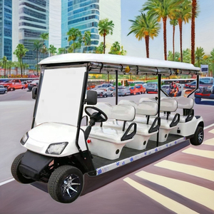 Giá tốt nhất Câu lạc bộ điện xe 8 chỗ Pin axít Chì 48V Golf giỏ hàng với 30 km/h tốc độ và 80-100km phạm vi để bán - Product Image 4