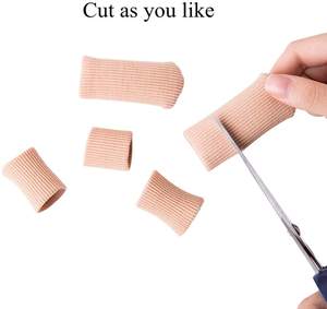 Ampoules de maïs callosités, tubes d'orteils, couvertures, protecteurs, séparateurs, tissu élastique décousable doublé de gel, manches d'orteils - Product Image 4