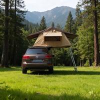 Tente de toit de voiture à coque souple, tente de toit hydraulique, profil instantané, toutes saisons, tissu Oxford imperméable, matelas hautement élastique