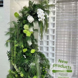 Vente en gros de feuillage artificiel réaliste en PVC souple de style Ins mixte pour la décoration de mariage à la maison et en forêt - Product Image 2