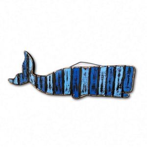 Casa de Madera con Forma de Ballena, Diseño Personalizado de Animal de Madera para Decoración de Pared - Product Image 1