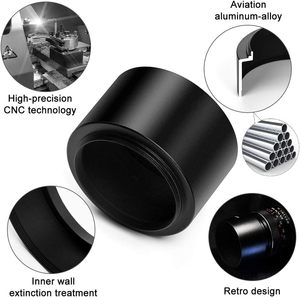 Металлическая выдвижная кольцевая шторка для объектива 77 мм с центральным зажимом для Canon, Nikon, Sony, Pentax, Olympus, Fuji, Summar - Product Image 4