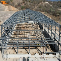 Installation rapide d'un entrepôt préfabriqué en acier avec structure métallique personnalisée
