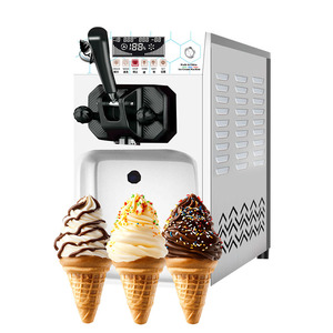 Thương mại 8L/h máy làm kem điện sữa chua đông lạnh <span class=keywords><strong>Ice</strong></span> <span class=keywords><strong>Cream</strong></span> Maker máy thép không gỉ <span class=keywords><strong>Mini</strong></span> Máy làm kem - Product Image 2