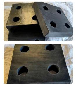 Cấu trúc thép bốn lỗ xây dựng tấm thép đục lỗ cách ly địa chấn với khung lưới và ổ trục cao su xốp - Product Image 4