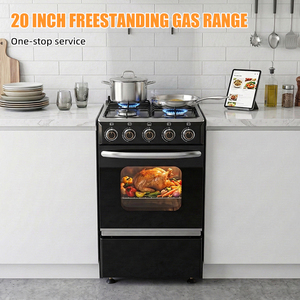 Cuisinière à gaz professionnelle 4 brûleurs avec four et grill, 50*50*86CM, 7.64KW, 220V, pour usage domestique, <span class=keywords><strong>prix</strong></span> usine - Product Image 2