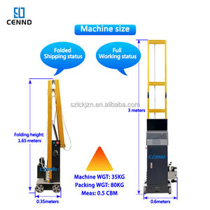 LC-A2 3D-UV-Druck vertikaler CENND-Zeichnerroboter Wandmaschine Drucker Tintenstrahldrucker - Product Image 3