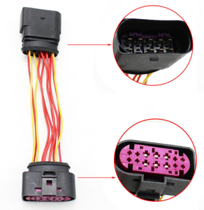 1J0973737 <span class=keywords><strong>1J0973835</strong></span> Đầu Nối Đèn Pha Xenon HID 10 Đến 14 Chân Mới Bộ Chuyển Đổi Dây Cho VAG Tiguan Passat A6 Octavia - Product Image 3