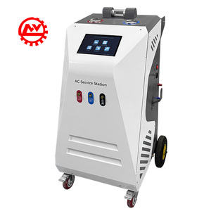 Machine de <span class=keywords><strong>recharge</strong></span> de <span class=keywords><strong>climatisation</strong></span> entièrement automatique et de haute précision pour réfrigérants R134A et R1234YF, 110V, qualité supérieure, fournie directement par l'usine - Product Image 1
