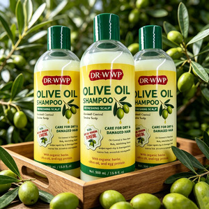 Champú hidratante con proteínas de aceite de oliva al por mayor, limpieza profunda para cabello seco y dañado, crea tu propia etiqueta personalizada - Product Image 1