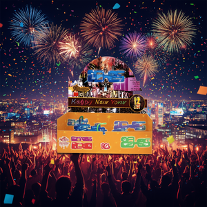 Gafas LED de Año Nuevo para Fiesta, 288 Piezas, 24 Unidades, con Batería, de Plástico, para Adultos, Brillantes, para Diwali y Festividades - Product Image 2