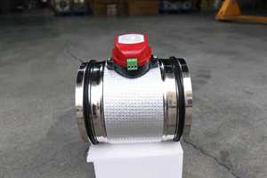 Katup Peredam Udara Elektrik Solenoid Baja Tahan Karat 4" 5" 6" 8" 220V 12V untuk Ventilasi 100/125/150/200mm Peralatan Listrik - Product Image 4