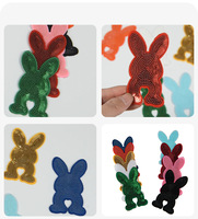 Grandes broderies 3D en tissu éponge, motifs Citrouille, Fantôme, Crâne, avec paillettes thermocollantes, écologiques, personnalisables, thème Boo Halloween, patchs en chenille pour vêtements et sweats à capuche