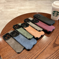 Étui de téléphone portable de luxe en cuir d'agneau avec anneau magnétique Flying Brand pour 16/15/14/13 Pro/XR/XS Max/15/16 Plus en PU – Vente en gros