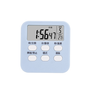 Ancient Poets Kitchen <b>Timer</b> 120 Min LCD Display With Temperature Alarm Easy Operation Rectangle Shape - Product Image 5