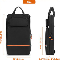 Sac pour baguettes de batterie fourni par le fabricant avec bandoulière amovible, sac portable pour débutants et performances