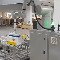 Robot collaboratif industriel certifié CE, station de palettisation de 25 kg, système robotique complet de triage de boîtes