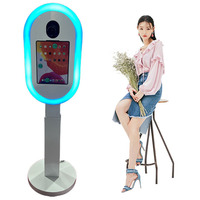 Cabine vidéo intelligente avec accessoires gratuits Cabine photo Ipad Dslr