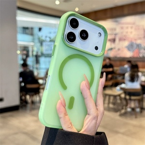 เคสกันกระแทกแม่เหล็กสำหรับ iPhone 17 Pro ป้องกันกล้อง ดีไซน์ด้านแบบดรอปแมท สำหรับ iPhone 17 Pro สีส้มแบบด้าน - Product Image 6