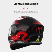Casque de moto intégral certifié 3C/DOT en ABS pour hommes/femmes, chaud pour l'hiver et toutes saisons, sécurité pour scooter électrique