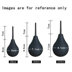 Enema Rectal para Ducha, Bola de Silicona PARA EL <span class=keywords><strong>Ano</strong></span> y Vaginal, Enema con Bombilla, Limpiador Anal, Productos Sexuales para Adultos, 89mL/160ml/224ml - Product Image 4