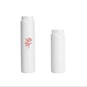 Luxury <b>Empty</b> Skincare Twist up Matte White Cosmetic Serum Refillable Grey Frosted <b>Plastic</b> Airless Pump <b>Bottle</b> - Product Image 6