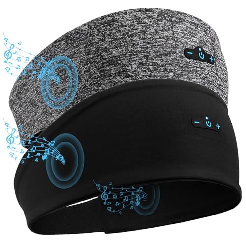 Sleep Neckband Headphones for 2-Pack 14H Playtime Wireless HD Stereo Workout Yoga Gifts Men Women Teens