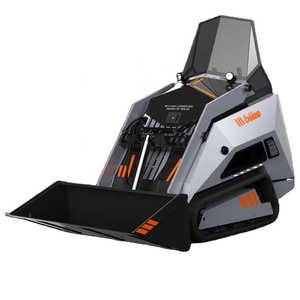 New Promotion Diesel 25hp 30hp 40hp 50hp Tracked Crwaler <strong>Mini</strong> <strong>Skid</strong> <strong>Steer</strong> <strong>Loader</strong> Comes with 4 in 1 Bucket Machine Model SV25H - Product Image 1