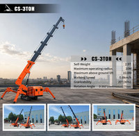 Mini-grue araignée hydraulique de 3 à 10 tonnes à couple élevé pour la logistique d'entrepôt