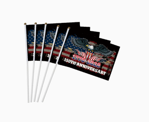 Drapeau à agiter à la main pour le 250e anniversaire des États-Unis, avec motif carte et étoiles, pour la fête de l'Indépendance américaine - Product Image 6