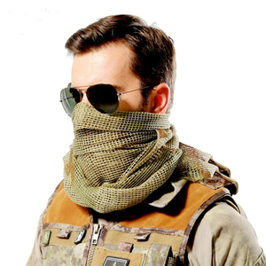 Pañuelo Táctico Hijab, Camuflaje, Malla para el Cuello, Keffiyeh para Hombre, Pañuelo Facial de Francotirador, Velo Shemagh, Envoltura para la Cabeza para Campamento, Caza al Aire Libre - Product Image 1